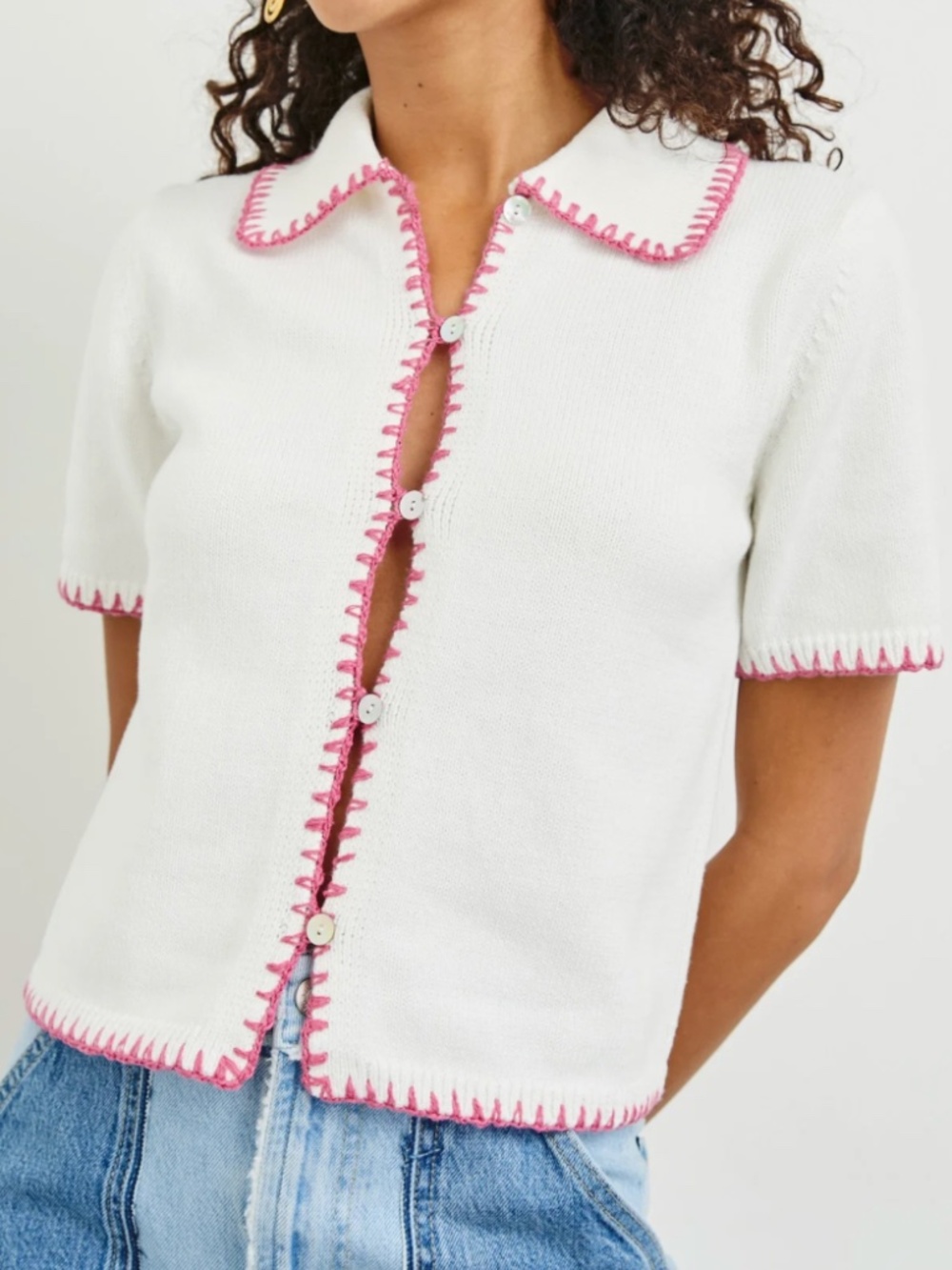 Rails Maliah Top Ivory Hibiscus